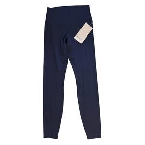 Lululemon Align Pant Full Length 28" Leggings True Navy Size 6 NWT